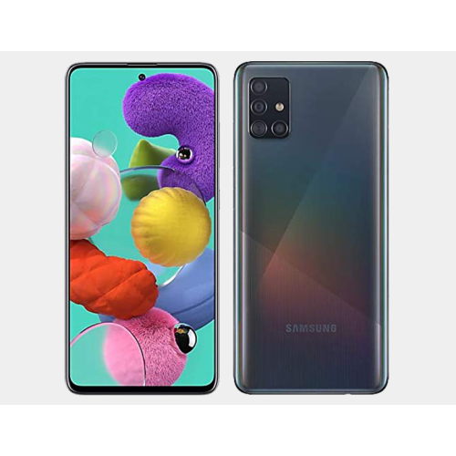 Samsung Galaxy A51 SM-A515F/DS Dual SIM 128GB,6GB RAM GSM Unlocked - Prism Crush Black