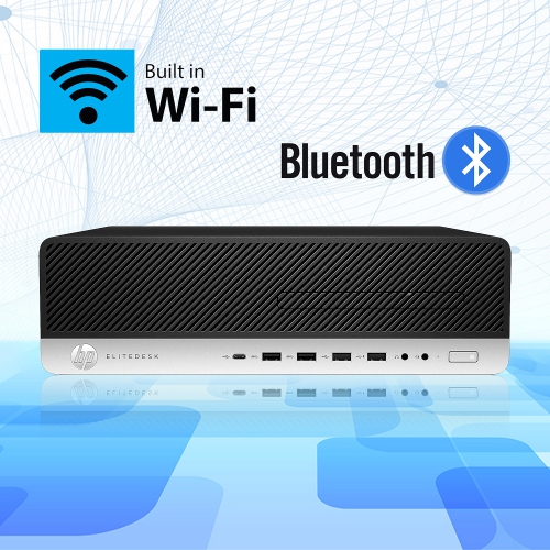 Refurbished - Business PC - HP EliteDesk 800 G3 SFF Desktop Computer Intel Core i5 6500@3.2GHz 16GB DDR4 RAM 512GB SSD Windows 10 Home Keyboard and