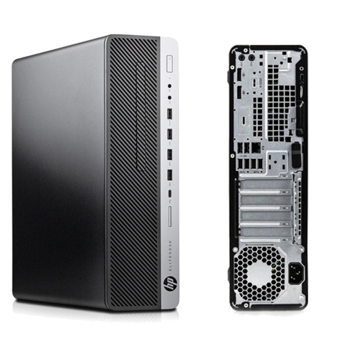 Refurbished - HP EliteDesk 800 G3 Business Class Desktop Computer Intel Core i5 6500@3.2GHz 16GB DDR4 RAM 256GB SSD Windows 10 Home Keyboard and Mice