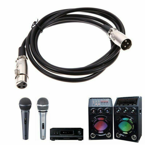 ISTAR Flexible Premier Series 3 Pin XLR Male to XLR Female Cable 2 Meter XLR Cable Microphone Extension Balanced Audio Cable for Phantom Power,