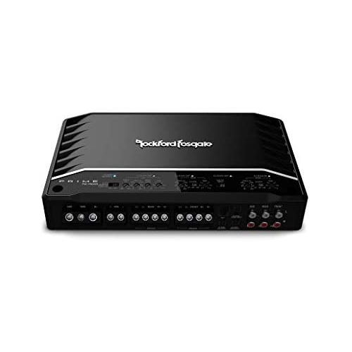 Rockford Fosgate R2-750X5 Prime Series 5-channel car amplifier — 50 watts RMS x 4 at 4 ohms + 350 watts RMS x 1 at 2 ohms