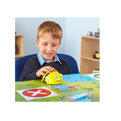 MERCONNET TTS Bee-Bot Programmable Robot Toy, City Floor Placemats Toy Fantasy Island Floor Placemats
