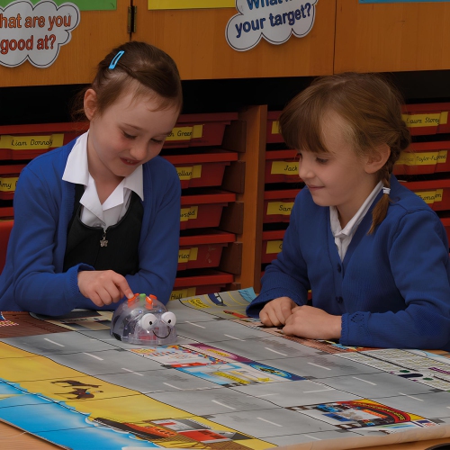 Blue-Bot Programmable Toy Robot Class Pack, New See & Say Version, Bluetooth Coding Robots for Kids 3 Years and up - 6-pcs Blue-Bots with FREE 1-pc