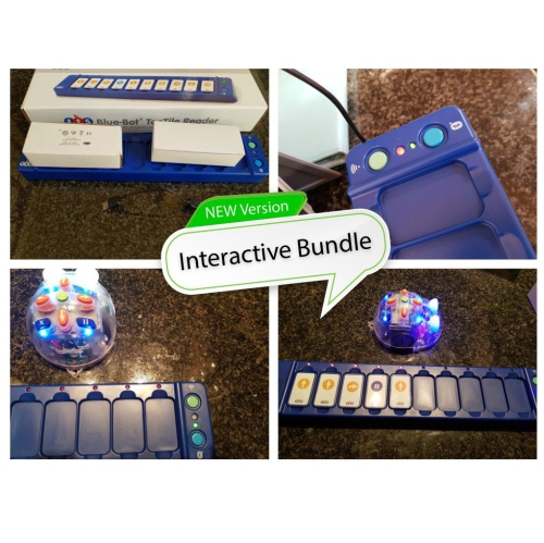 TTS Blue-Bot Floor Programming Toy Robots - TacTile Reader, Starter Pack
