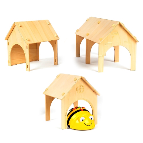 TTS Wooden Tunnels for Bee-Bot and Blue-Bot | Bee-Bot Floor Educational Fun Robot Toy - Programmable Robot Toys for Kids, City Floor Placemats |