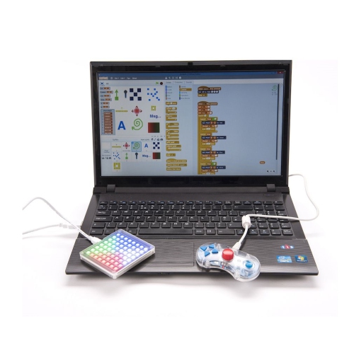 TTS Scratch LED Rainbow 64 individual RGBs Controlling An Output Using Scratch | Color Transforming Strip light | Perfect For Linking [video game]