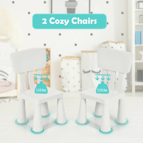 Ensemble table et chaises pour enfants Gymax