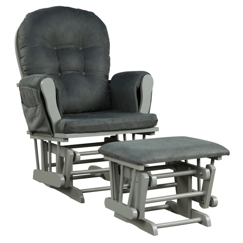 Fauteuil à bascule pour nurserie Gymax