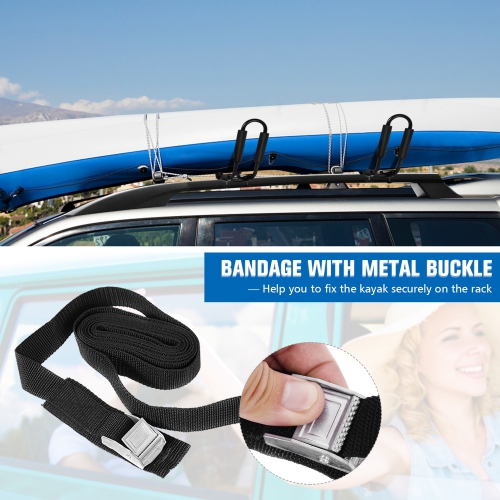 Porte-kayak pour voiture Gymax – lot de 2