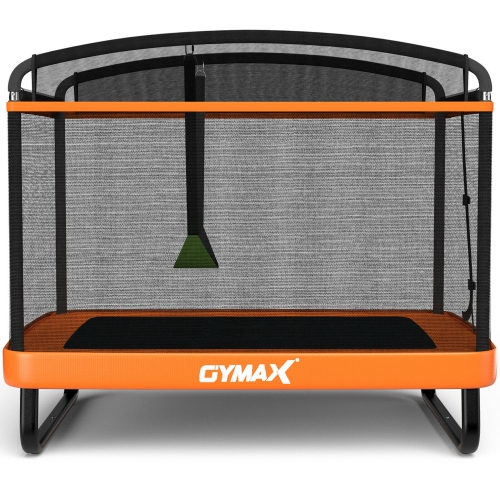 Gymax 6FT Kids Recreational Trampoline W/Swing Safety Enclosure Indoor/Outdoor