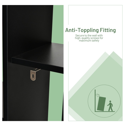 Gymax 8-Shelf Bookcase Modern Tree Bookshelf Storage Decor Freestanding