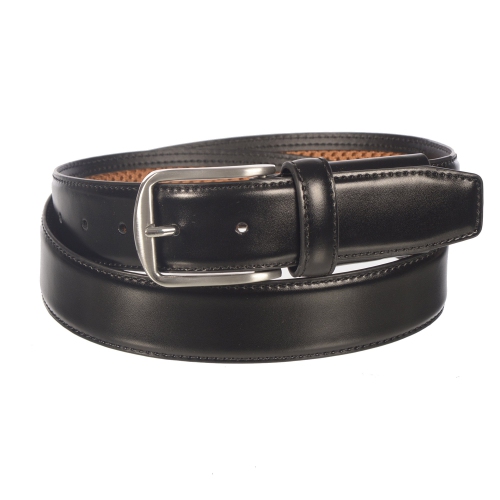 Club Rochelier LEATHER BELT WITH GUN METAL HARDWARE