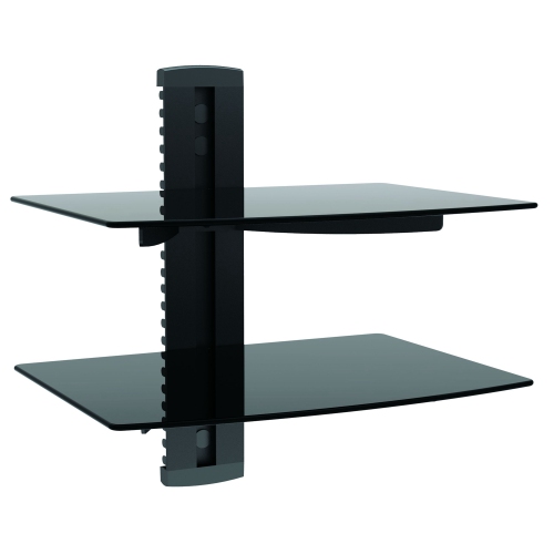TygerClaw Double AV Component Shelving Wall Mount
