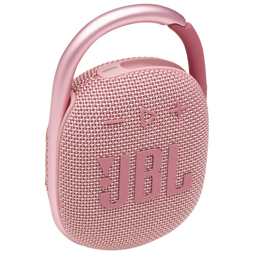 JBL Clip 4 Waterproof Bluetooth Wireless Speaker - Pink