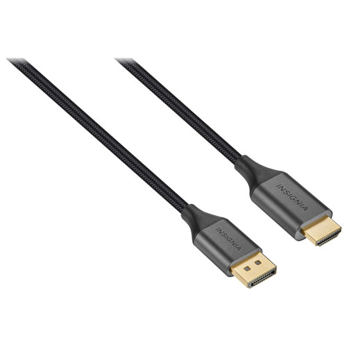 Insignia 1.83m (6 ft.) DisplayPort to 4K Ultra HD HDMI Cable - Only at Best Buy