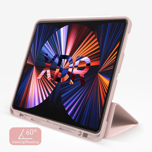 iPad Pro 11" 2020 Leather Shockproof Case with Pencil Holder - PrimeCables® - Pink