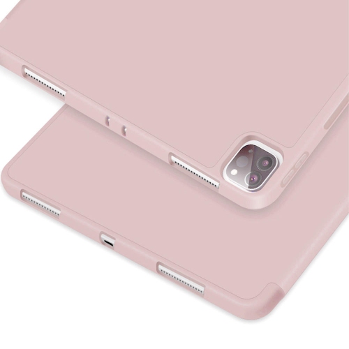 iPad Pro 11" 2020 Leather Shockproof Case with Pencil Holder - PrimeCables® - Pink