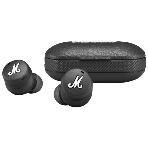 Écouteurs boutons 100 % sans fil à isolation sonore Mode II de Marshall - Noir