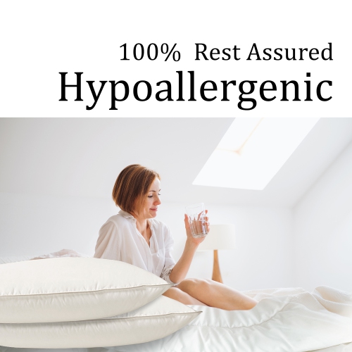 Highland Feather 600 Fill Power White Goose Down Pillow 700TC Pure Cotton Casing VAASA Soft and Comfy Support Soft King Size 20 oz One Pillow