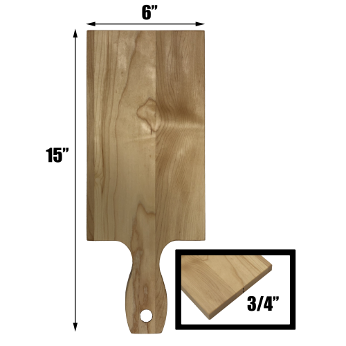 Maple Wood Charcuterie Server