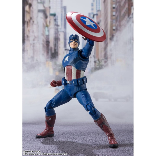 Avengers 6 Inch Action Figure S.H.Figuarts - Captain America Avengers Assemble