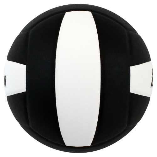 Baden LEXUM Ballon de Volley Intérieur en Microfibre - Balle de Jeu Officielle Approuvé par la NFHS, Noir/Blanc