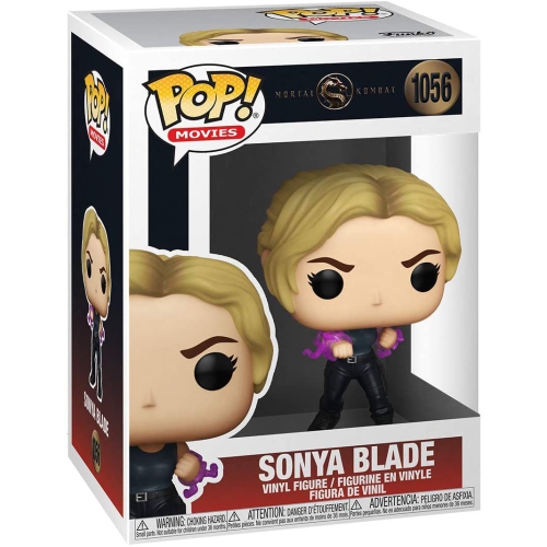 FUNKO  Pop Movies Mortal Kombat 3.75 Inch Action Figure - Sonya Blade #1056