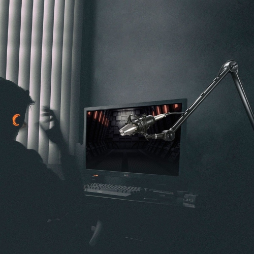 Support de microphone professionnel à perche MS06 Premium de Boost Industries pour bureau