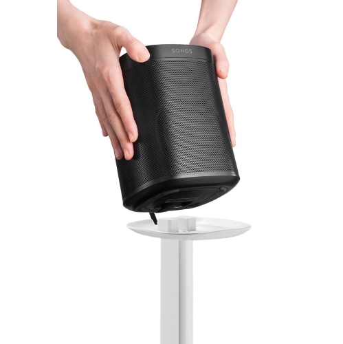 Support de plancher à hauteur réglable S1-FLR2-WH de Boost Industries pour haut-parleur SONOS® ONE, SONOS® ONE SL et SONOS Play:1