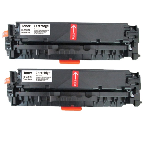toner4u - 2 PK Black Compatible CF500X Toner Cartridge High Yield for HP 202X & HP 202A, CF501X CF502X CF503X , CF500A, CF501A, CF502A, CF503A