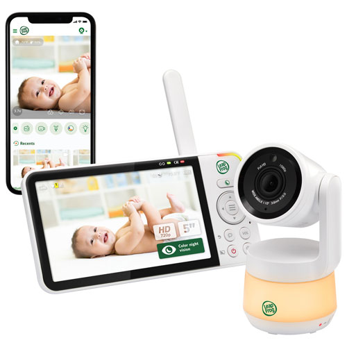 LeapFrog 5" Video Wi-Fi Baby Monitor with Night Vision, Zoom/Pan/Tilt & 2-Way Audio