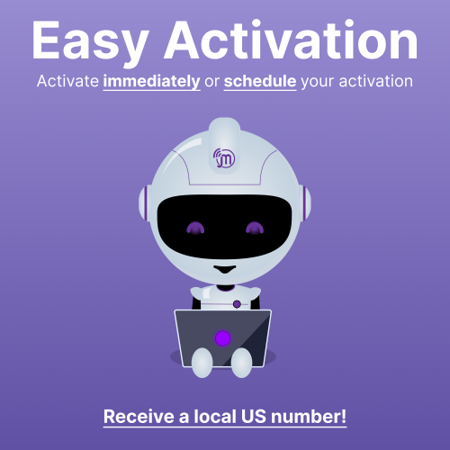 [Victoria Day Sale] Jethro Mobile Prepaid USA Travel SIM card, 4G LTE High-Speed Data, Unlimited Talk and Text, No Contract, 15 Days