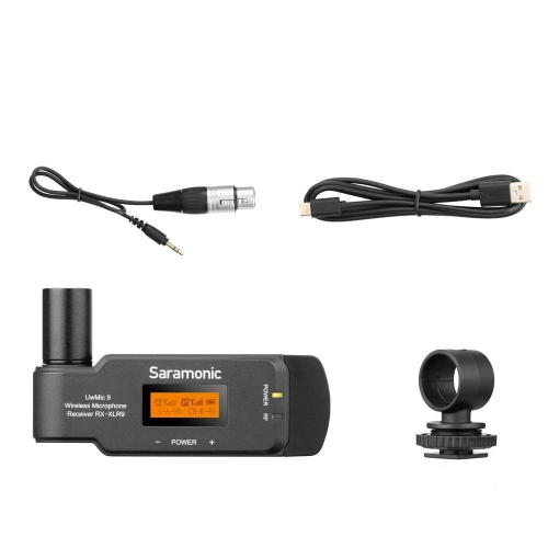 Saramonic UWMIC9RX-XLR9 Dual-Channel Wireless Plug-In Receiver for UwMic9 System