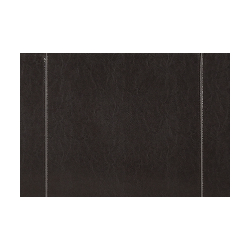 Espresso Uptown PU Upholstered Double Size Platform Bed