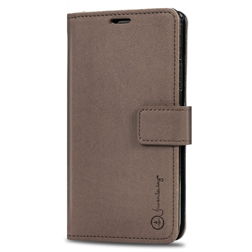 Étui à rabat de protection Folio de Juvenililway pour iPhone 12 Mini 2020 d’Apple - Brun