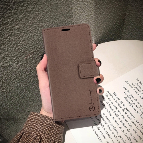 Étui à rabat de protection Folio de Juvenililway pour iPhone 12 Mini 2020 d’Apple - Brun