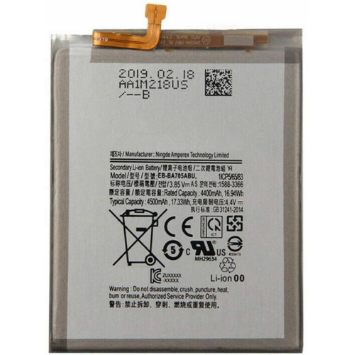 Image 1 de 1.. Batterie de rechange compatible avec le Galaxy A70 2019 A705 EB-BA705ABU de Samsung