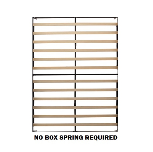 White Uptown PU Upholstered SINGLE Size Platform Bed - Free shipping in Ontario