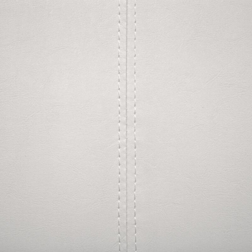 Grand lit plateforme recouvert de polyuréthane Uptown blanc