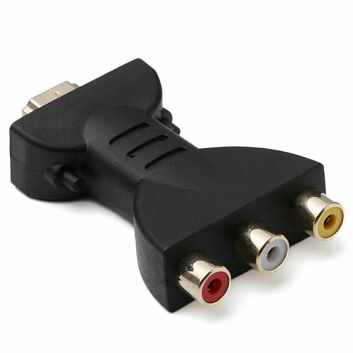 HDMI Male to 3 RCA Female Composite AV Video Audio Adapter Converter for TV PC