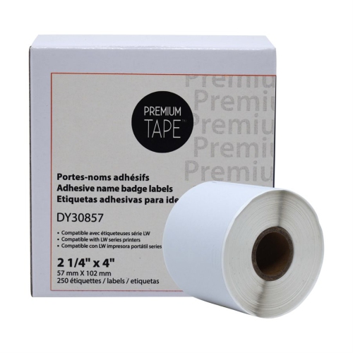 Premium Tape Label Tape - Alternative for DYMO 30857