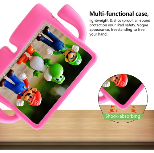 XCRS Kids Case for Apple iPad 9.7-inch 6th Gen(2018) / iPad 5th Gen(2017) /iPad Air 2 / Air Light Weight, Handle Friendly Cover with Free-Stand, Kids