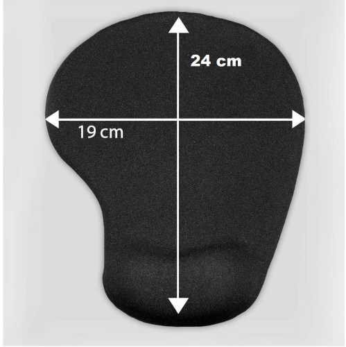 ISTAR Ergonomic Memory Foam Mouse Pad Wrist Rest Support Wrist Cushion Support – Lightweight Rest Mousepad for Mouse, Pain Relief, at Home or Work