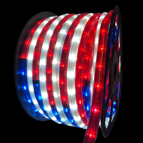 FLEXILIGHT  Led Rope Light 120V 2-Wire 1/2" 13MM Diameter 45M 150Ft Indoor Outdoor Etl Cetl Usa