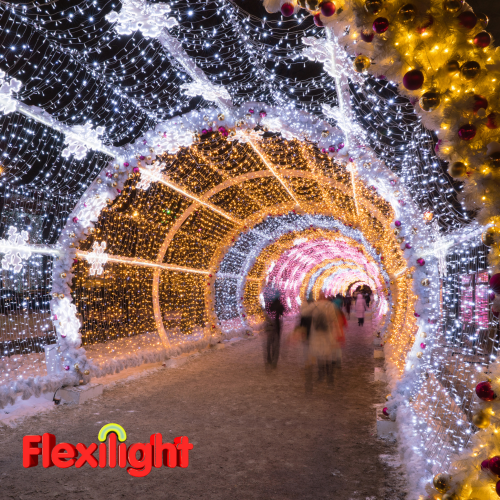 Flexilight 50 Count Faceted G12 Raspberry LED String Light Set 25Ft Green Wire Outdoor Decoration Christmas Tree