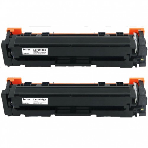 toner4U - 2 PK CF510 A Black Compatible Toner Cartridge for HP 204A CF510A, CF511A, CF512A, CF513A