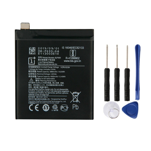 Replacement Battery & Repair Tools Compatible for OnePlus 7 Pro, BLP699