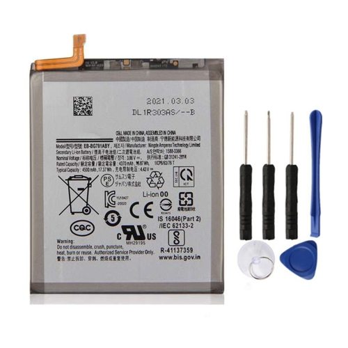 Replacement Battery & Repair Tools Compatible for Samsung Galaxy S20 FE / A52 4G 5G, SM- G780F EB-BG781ABY