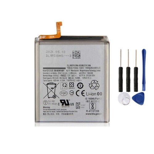 Replacement Battery & Repair Tools Compatible for Samsung Galaxy S21 5G, SM- G991B EB-BG991ABY