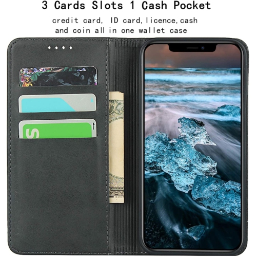 IPhone 12 Pro Case, iPhone 12 Wallet Case, Premium TPU Leather Flip Folio Case with Card Slot, Stand Holder and Magnetic Closure TPU Shockproof